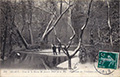 Crue de la Marne 26 Janvier 1910 (6 m 20). Promenade des Trinitaires sous la neige